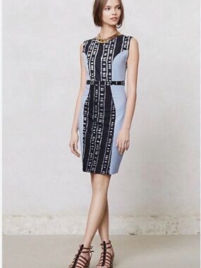 Anthropologie Osei-Duro Batik Sheath Dress